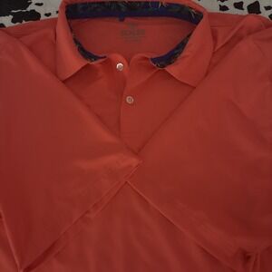 Scales XL Bright  Polo Shirt Mens  Performance Golf Stretch Short Sleeve Tropica